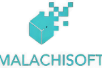logo of Malachisoft color sky blue