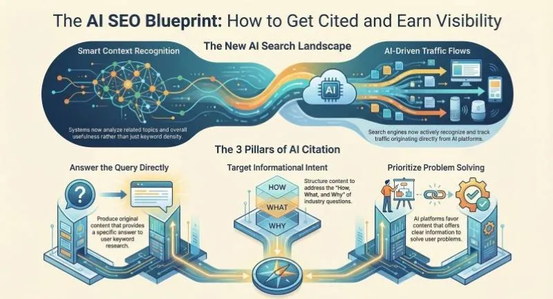 The AI SEO Blueprint: 3 pillars to get cited in ai search engine optimization